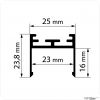Light Line Profil LL 25 wei?, 1m